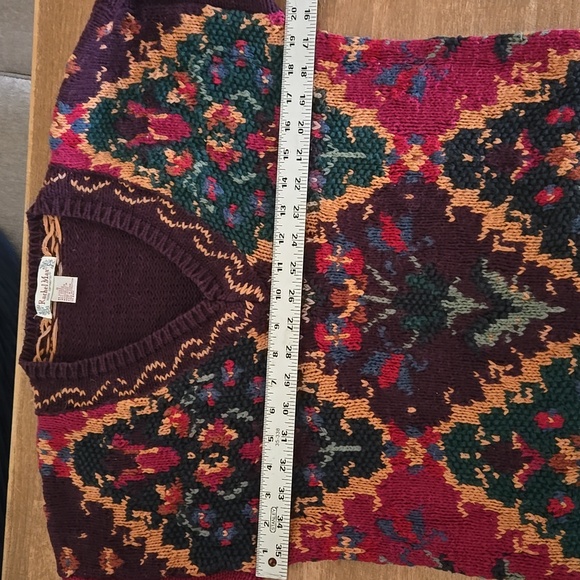 Rachel Max Vintage V-Neck Sweater - S - Picture 4 of 5